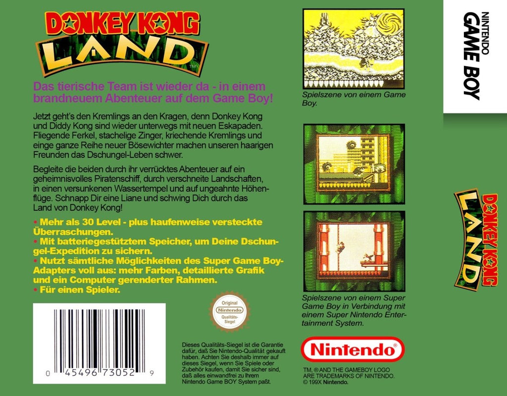 Donkey Kong Land - Gameboy Classic - 🕹️ Mein Retro Game