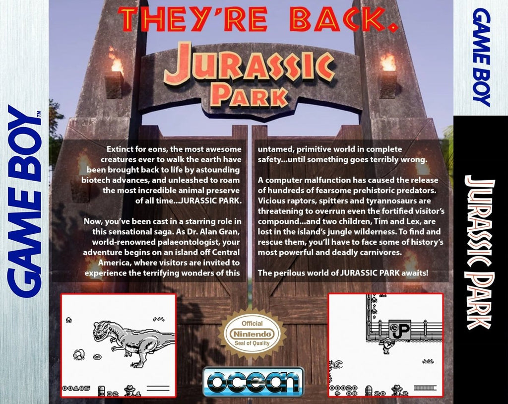 Jurassic Park - Gameboy Classic - 🕹️ Mein Retro Game